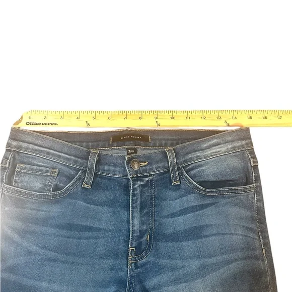 Flying Monkey Mid Rise Flare Stretch Jean Womens Size 29 - Picture 12 of 15